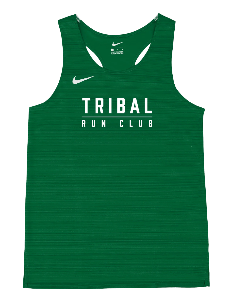 Womens Nike x TRIBAL Miler Singlet